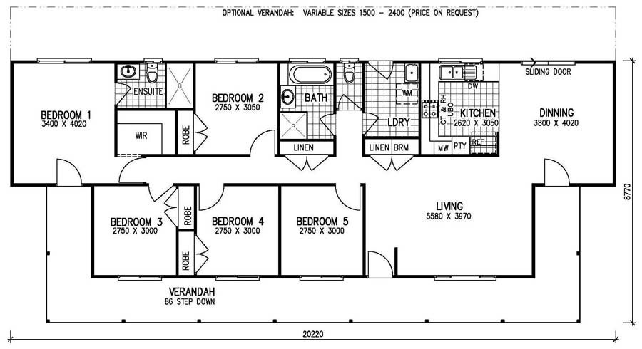 Image 0 Standard Floor Plan 2bhk 1050 Sq Ft Customized