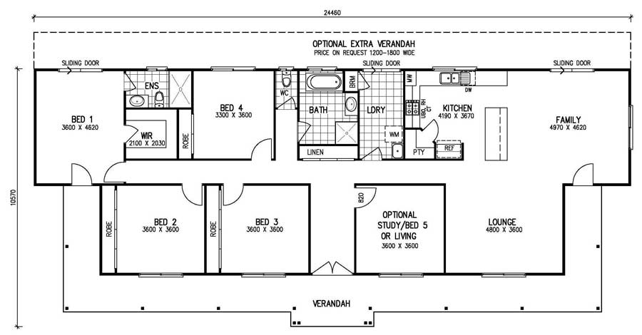 Portfolio Floor Plans â€" Five Bedroom Luxury Floorplans