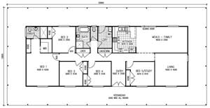 5 Bedroom Meadow View Floor Plan
